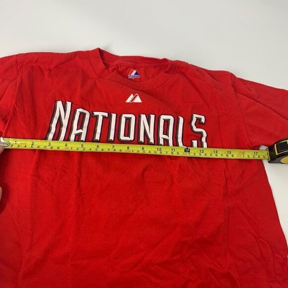 Washington Nationals Red Crew Neck Willingham T-Shirt Size M - Picture 8 of 8